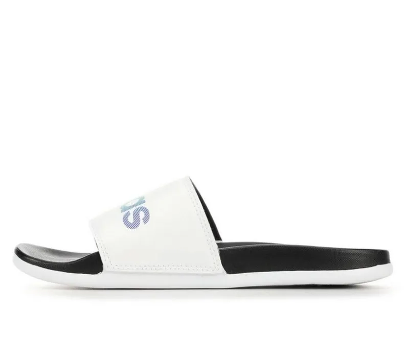 Sandals|Sandals>Adidas Adults' Adilette Comfort Print Sport Slides
