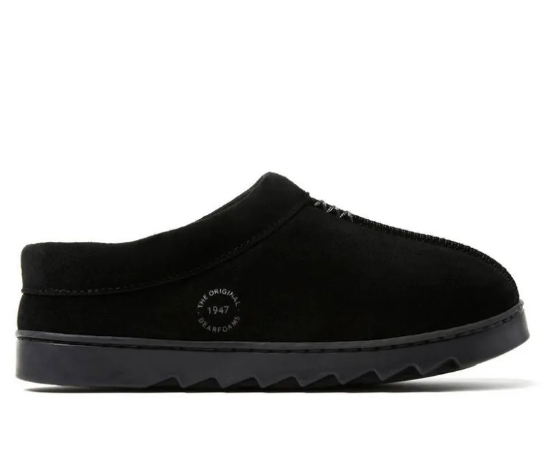 Slippers|Slippers>Dearfoams Doreen Suede Clog Slippers