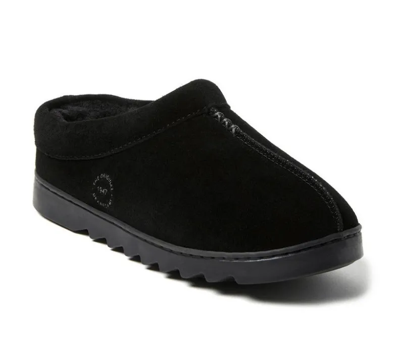 Slippers|Slippers>Dearfoams Doreen Suede Clog Slippers