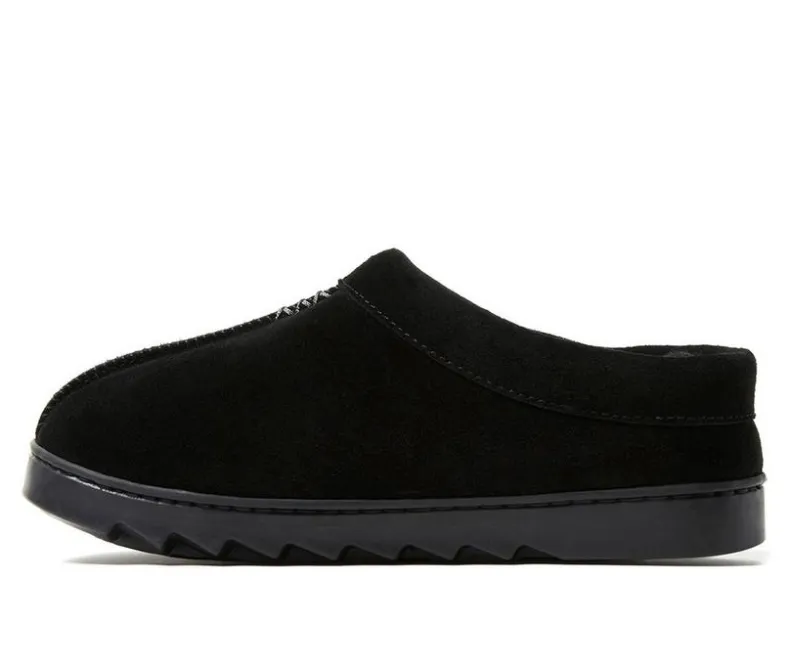 Slippers|Slippers>Dearfoams Doreen Suede Clog Slippers