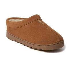 Slippers|Slippers>Dearfoams Doreen Suede Clog Slippers