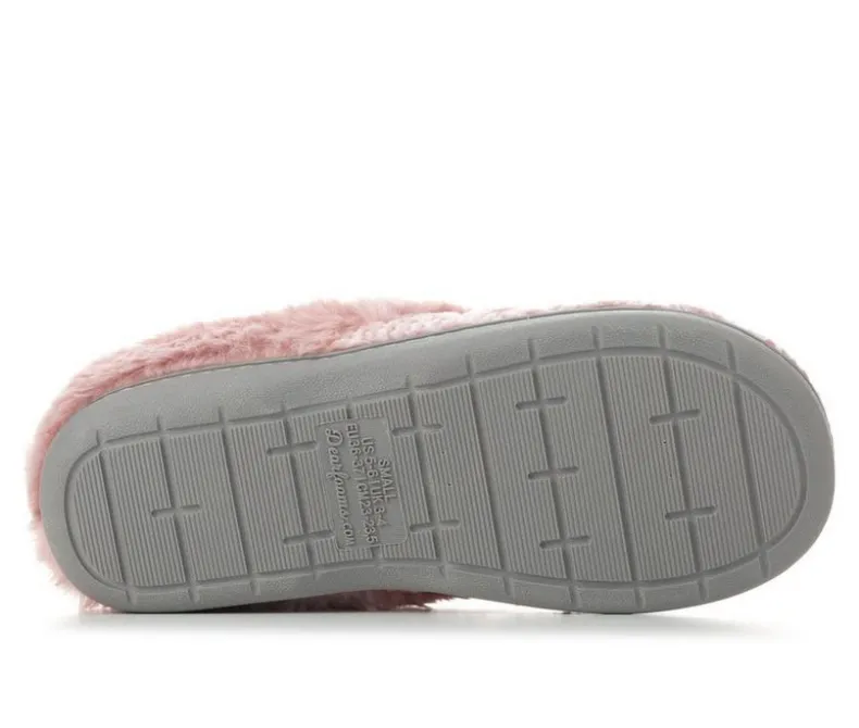 Slippers|Slippers>Dearfoams Cable Knit Chenille Slippers