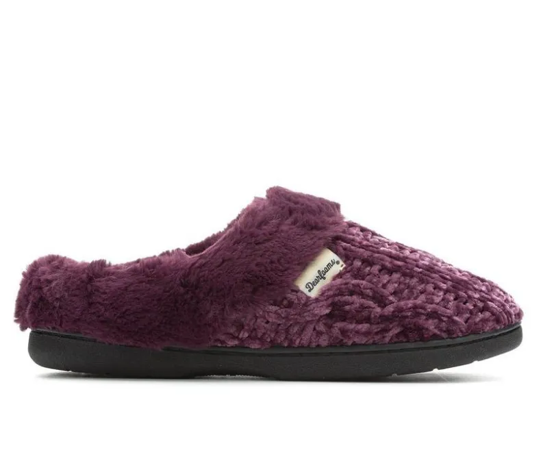 Slippers|Slippers>Dearfoams Cable Knit Chenille Slippers