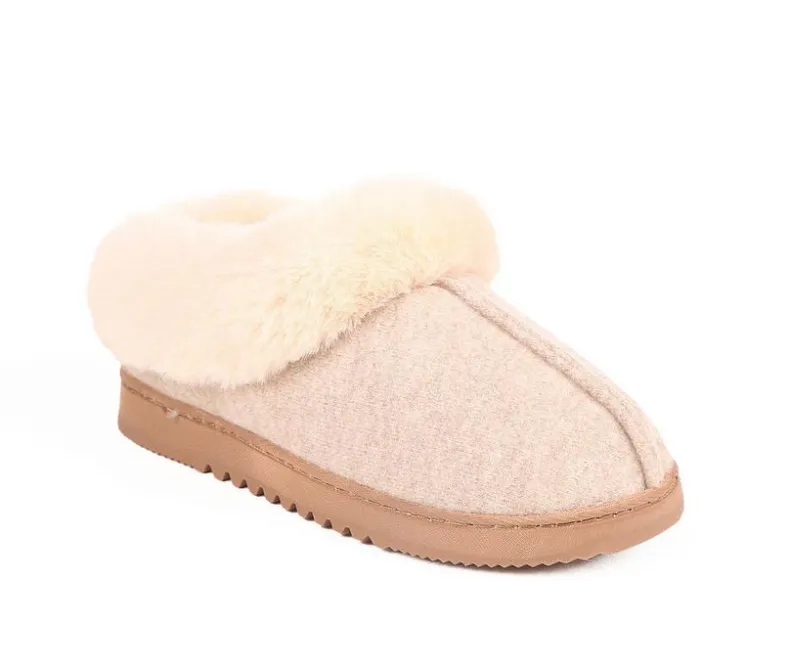 Slippers|Slippers>Dearfoams Chloe Soft Knit Clog Slippers