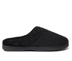 Slippers|Slippers>Dearfoams Darcy Velour Clog with Quilt Cuff Slippers