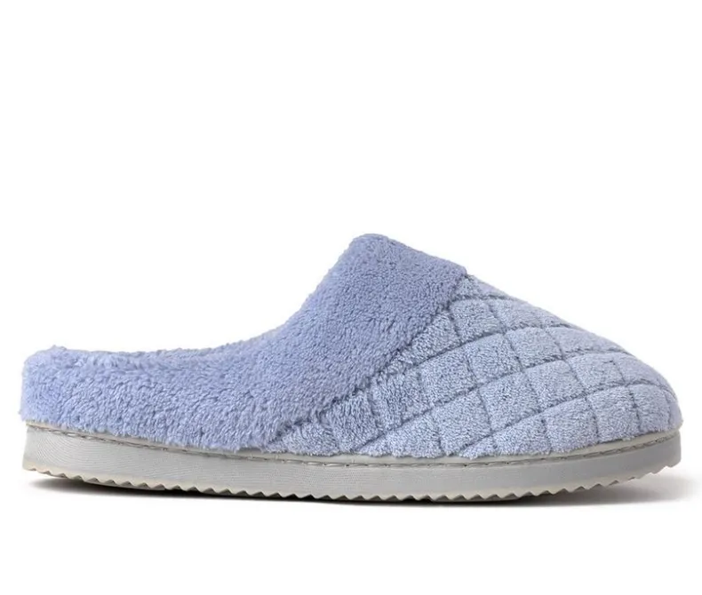 Slippers|Slippers>Dearfoams Libby Quilted Terry Clog Slippers