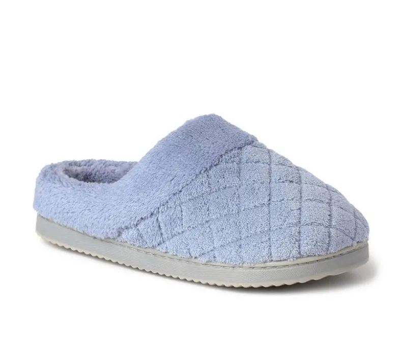 Slippers|Slippers>Dearfoams Libby Quilted Terry Clog Slippers