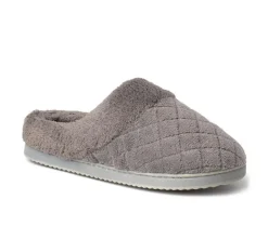 Slippers|Slippers>Dearfoams Libby Quilted Terry Clog Slippers