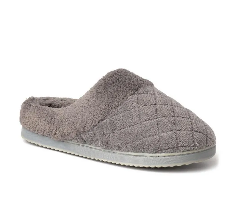 Slippers|Slippers>Dearfoams Libby Quilted Terry Clog Slippers