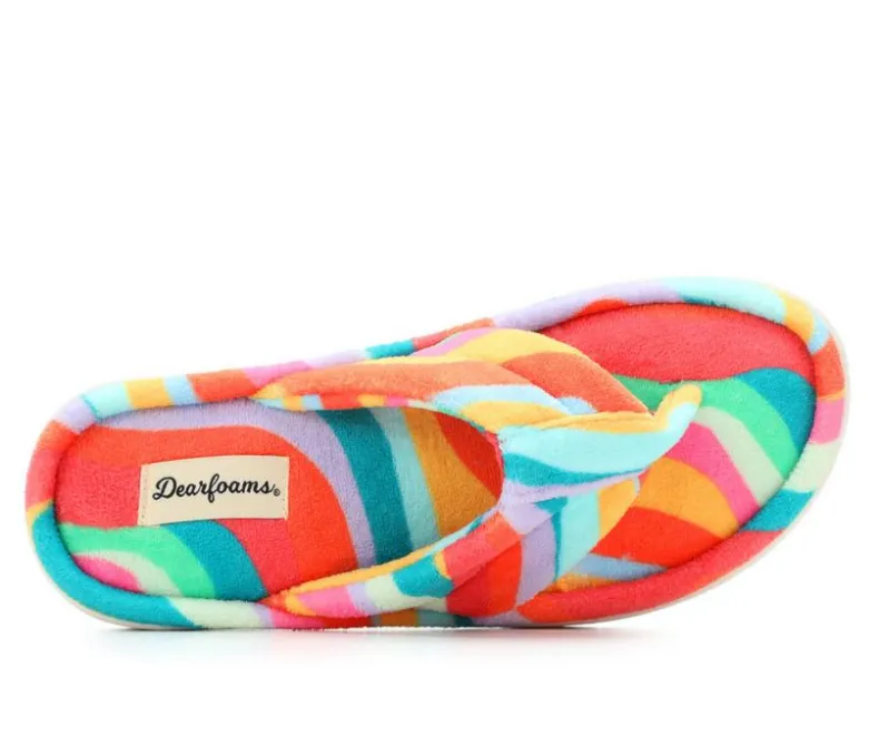 Slippers|Slippers>Dearfoams Wrenley Terry Thong