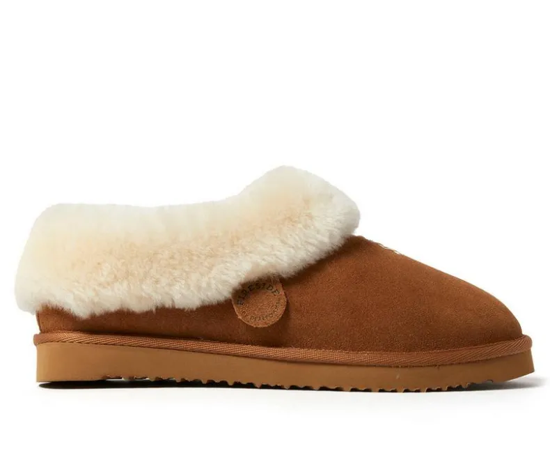 Slippers|Slippers>Fireside by Dearfoams Adelaide Shearling Slippers