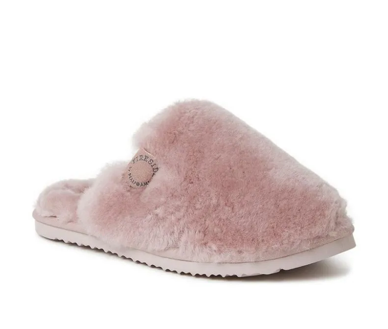 Slippers|Slippers>Fireside by Dearfoams Women's Shelly Beach Shearling Scuff Slippers
