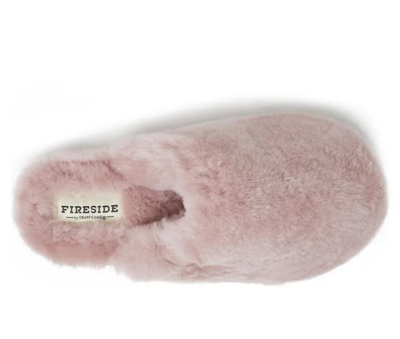 Slippers|Slippers>Fireside by Dearfoams Women's Shelly Beach Shearling Scuff Slippers