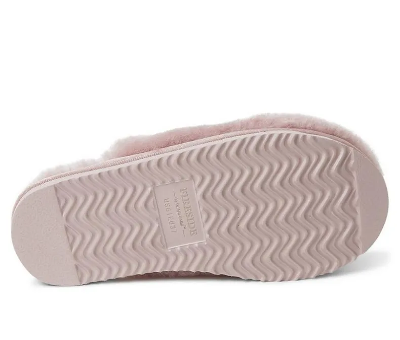 Slippers|Slippers>Fireside by Dearfoams Women's Shelly Beach Shearling Scuff Slippers