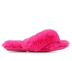 Slippers|Slippers>Jessica Simpson High Plush Knot Slide