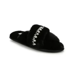 Slippers|Slippers>Jessica Simpson Pearl Fringe Cross Slide