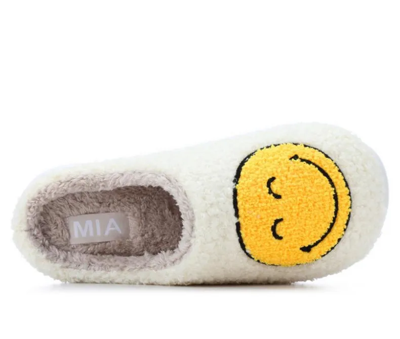Men's|Slippers>MIA Cozi Smiley Slippers