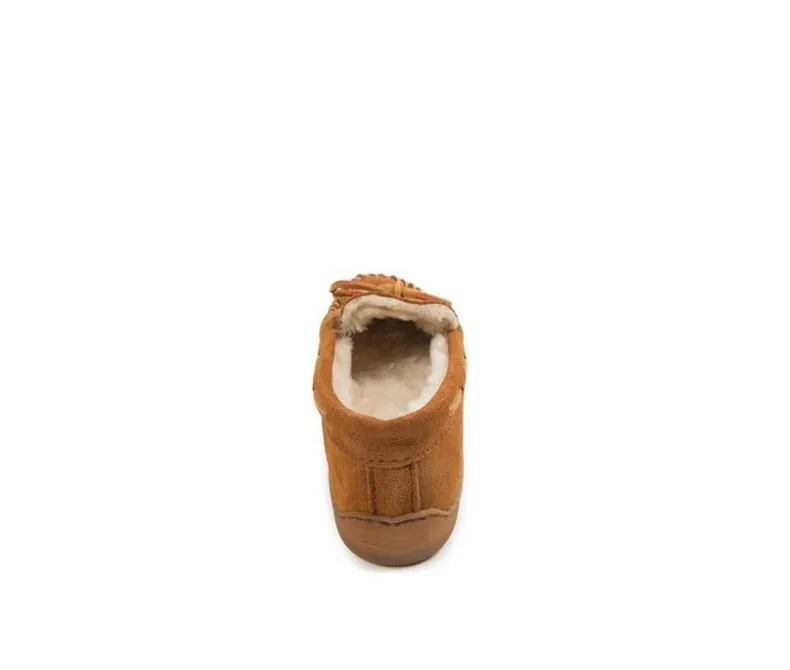 Slippers|Slippers>Minnetonka Women's Pile Lined Hardsole Moccasins