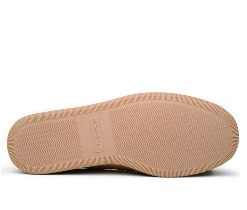 Slippers|Slippers>Minnetonka Women's Pile Lined Hardsole Moccasins