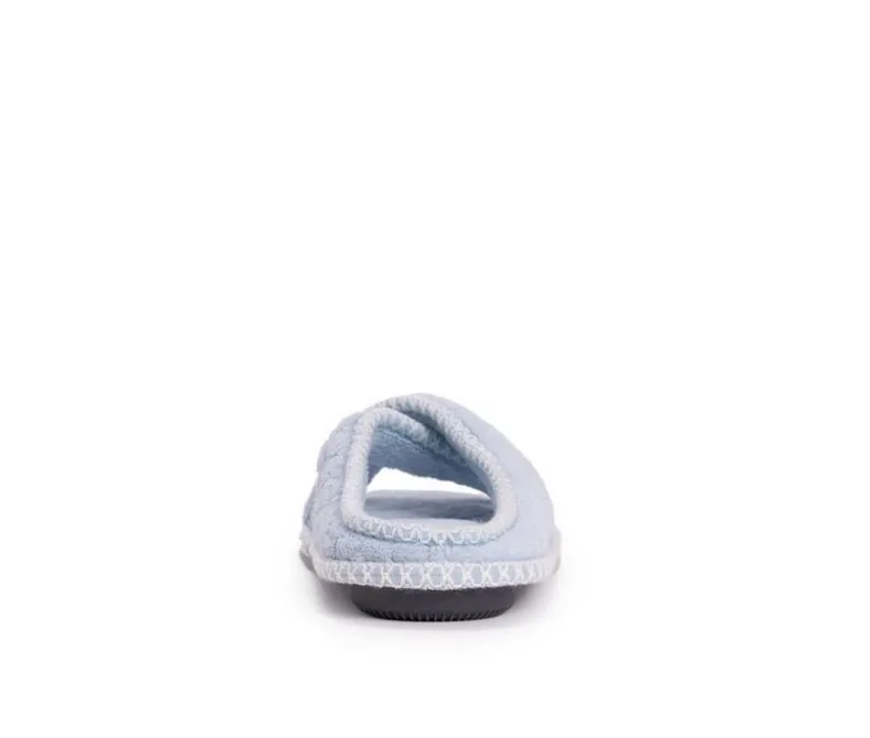 Slippers|Slippers>MUK LUKS Ada Micro Chenille Criss Cross Slippers