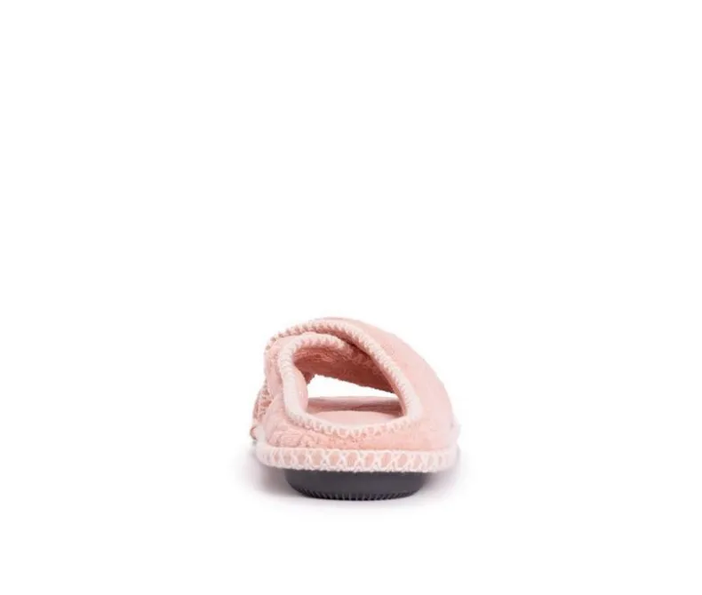 Slippers|Slippers>MUK LUKS Ada Micro Chenille Criss Cross Slippers