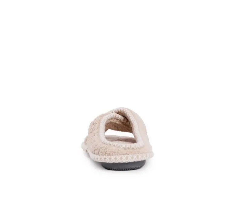 Slippers|Slippers>MUK LUKS Ada Micro Chenille Criss Cross Slippers