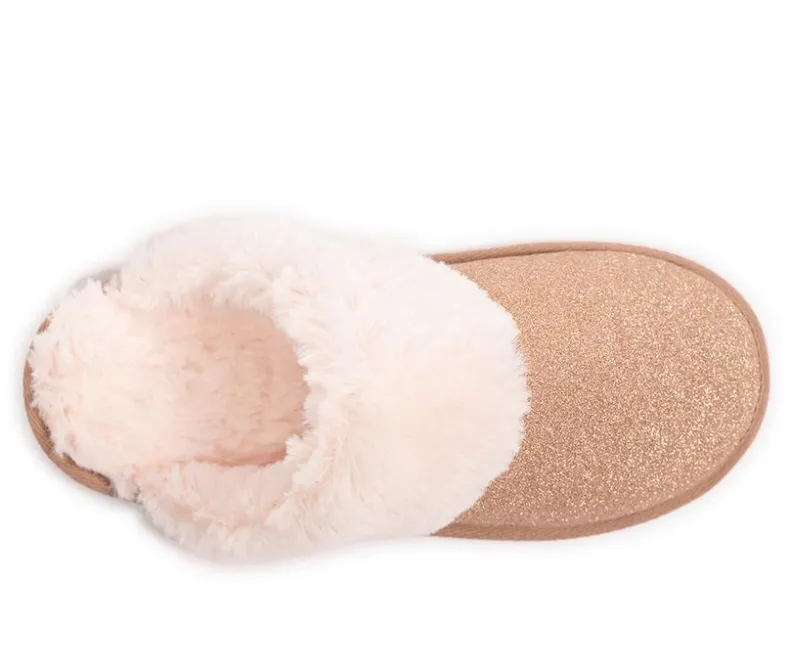 Slippers|Slippers>MUK LUKS Angled Sparkle Scruff Slippers