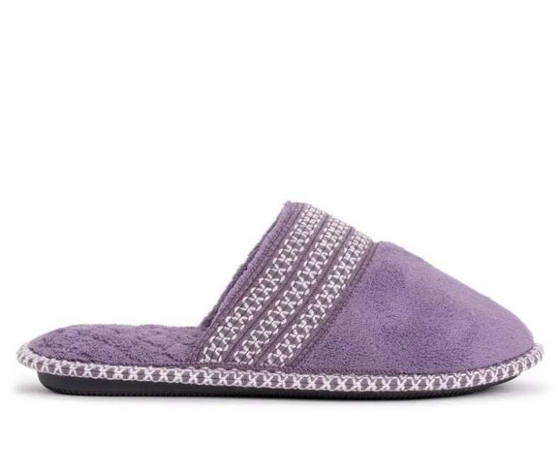 Slippers|Slippers>MUK LUKS Cathy Micro Chenille Closed Toe Slipper