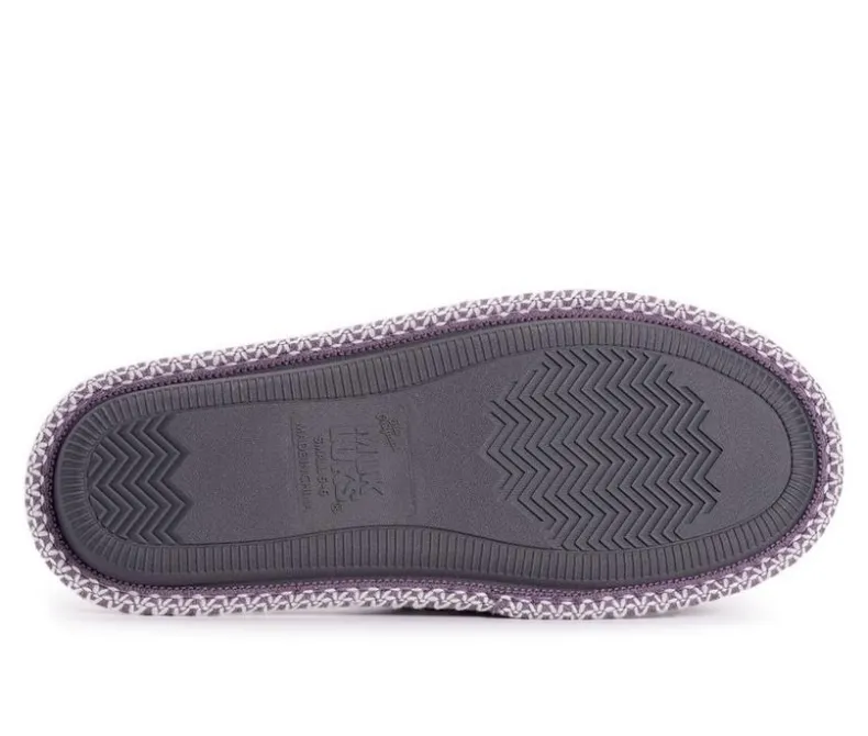 Slippers|Slippers>MUK LUKS Sally Micro Chenille Open Toe Scuff Slippers