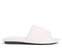 Slippers|Slippers>MUK LUKS Sally Micro Chenille Open Toe Scuff Slippers