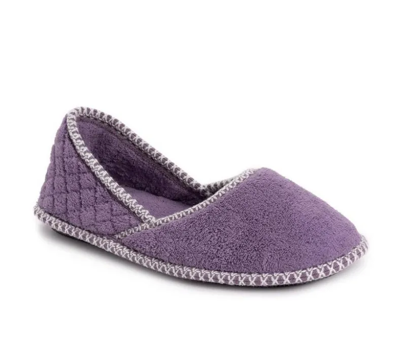 Slippers|Slippers>MUK LUKS Women's Beverly Micro Chenille Slip-on Slippers