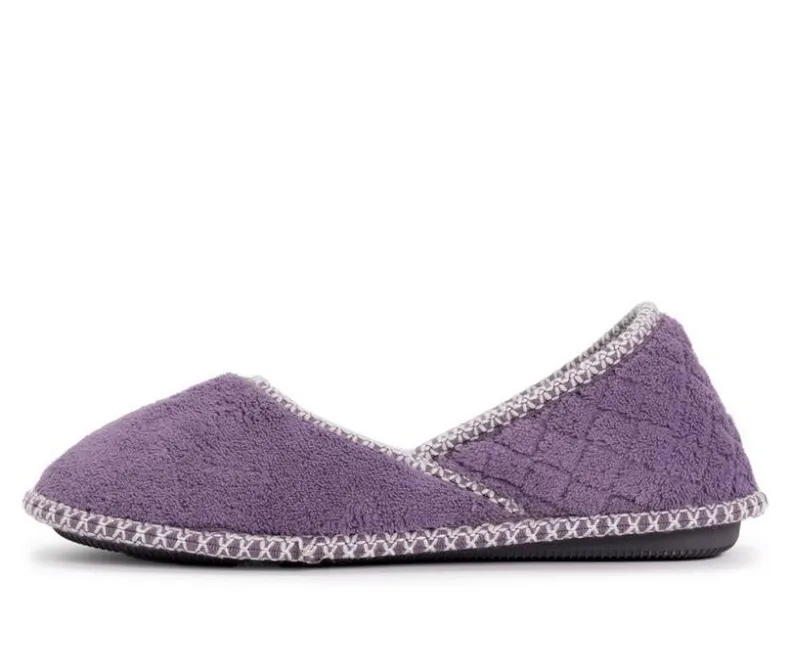 Slippers|Slippers>MUK LUKS Women's Beverly Micro Chenille Slip-on Slippers