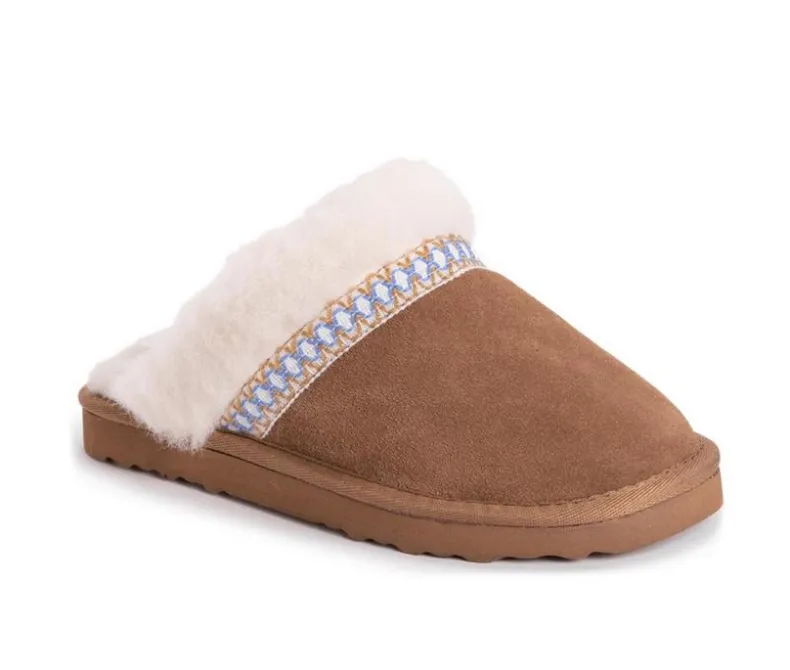 Slippers|Slippers>MUK LUKS Women's Dawn Suede Scuff Slippers