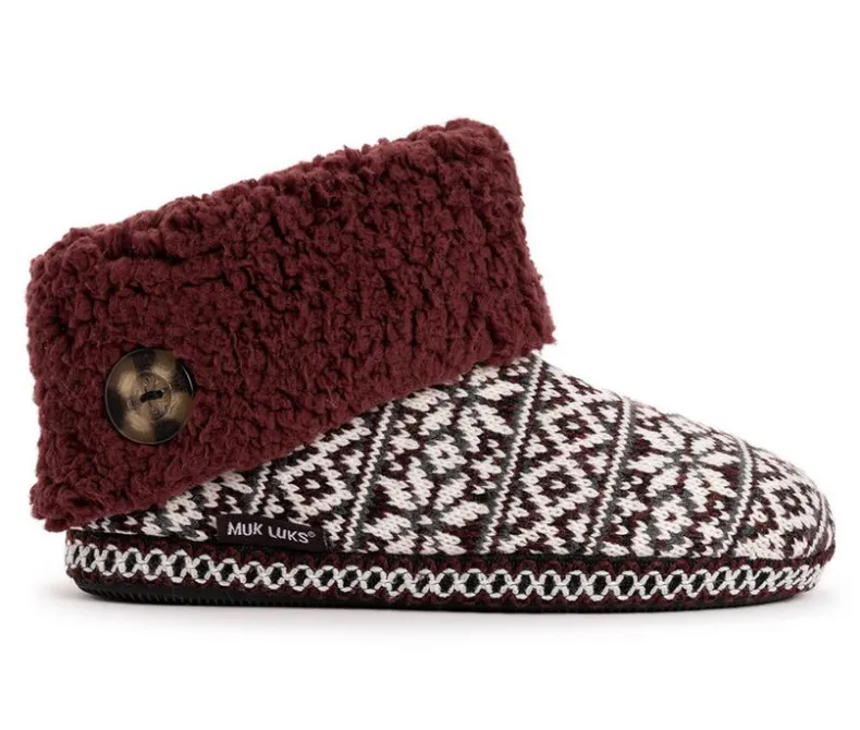 Slippers|Slippers>MUK LUKS Women's Melinda Bootie Slippers