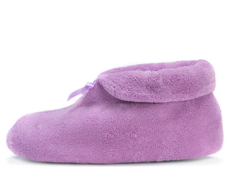 Slippers|Slippers>MUK LUKS Women's Terry Cuff Slipper Booties