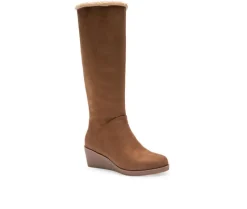 Tall|Cozy>Aerosoles Women's Binocular Shearling Tall Winter Wedge Boots