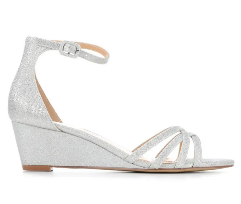 Sandals|Pumps & Heels>American Glamour BadgleyM Women's Jemi Special Occasion Wedge Sandals