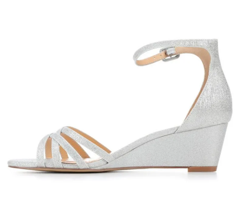 Sandals|Pumps & Heels>American Glamour BadgleyM Women's Jemi Special Occasion Wedge Sandals