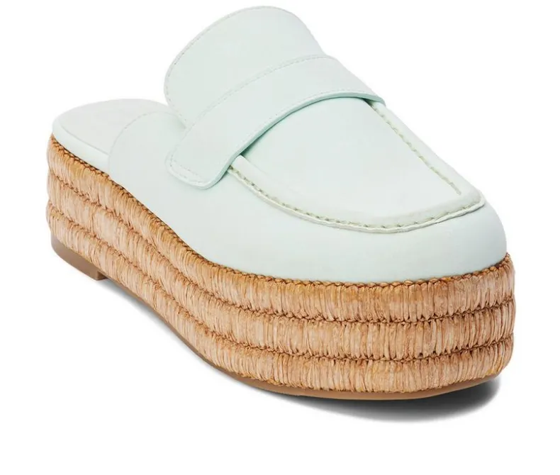 Clogs & Mules>Beach by Matisse Women's Wren Platform Loafer Mules