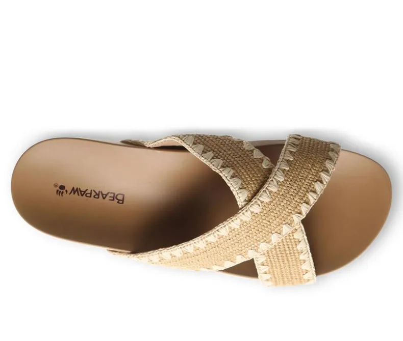 Sandals>Bearpaw Women's Carina Platform Footbed Sandals