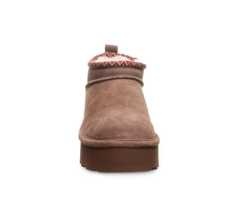Cozy>Bearpaw Women's Retro Super Short Deco Platform Winter Booties