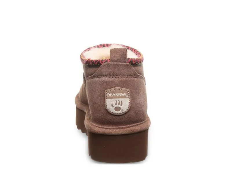 Cozy>Bearpaw Women's Retro Super Short Deco Platform Winter Booties