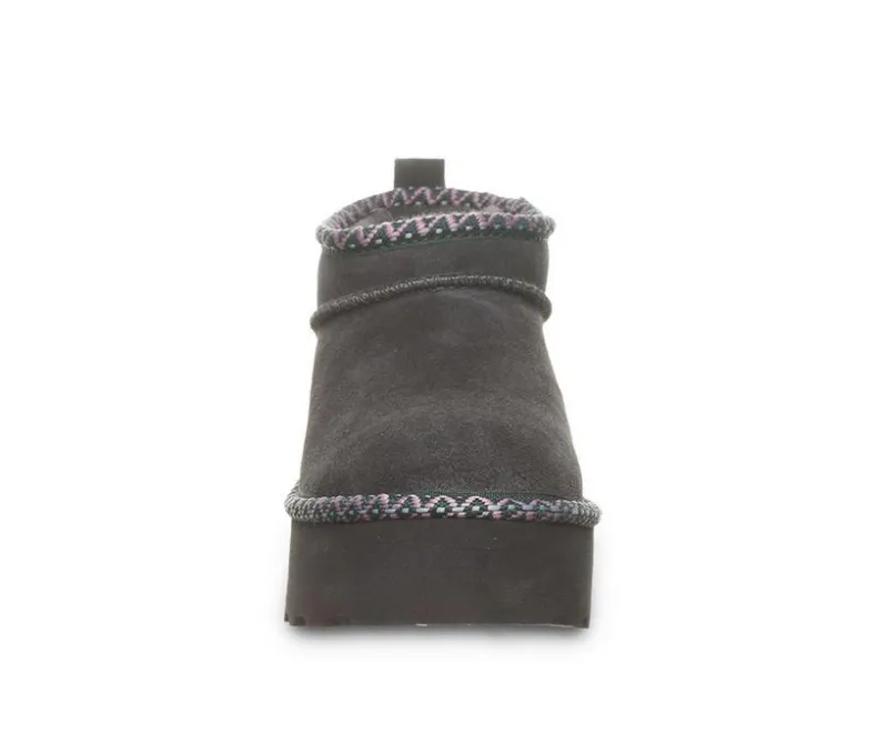 Cozy>Bearpaw Women's Retro Super Short Deco Platform Winter Booties