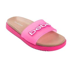 Sandals>Bebe Women's Aurora Sport Slides