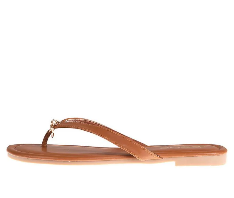 Sandals>Bebe Women's Georgia Flip Flops