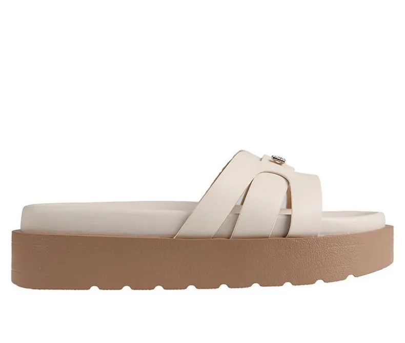 Sandals>Bebe Women's Phoebe Footbed Sandals