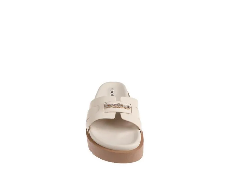 Sandals>Bebe Women's Phoebe Footbed Sandals