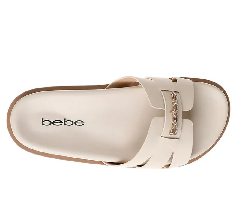 Sandals>Bebe Women's Phoebe Footbed Sandals