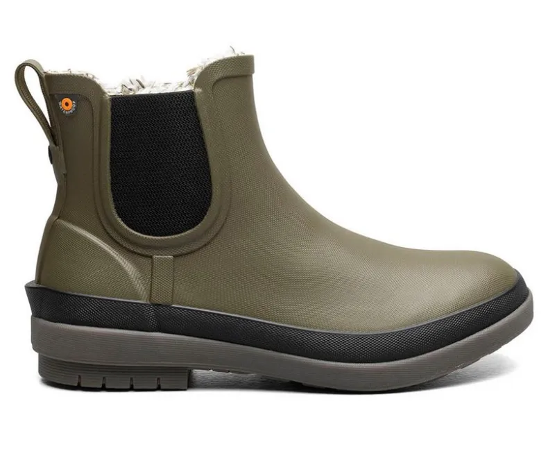 Cozy>Bogs Footwear Women's Amanda Plush II Chelsea Waterproof Boots