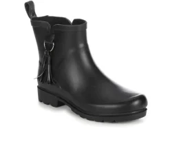 Boots & Booties>Capelli New York Women's Matte Solid Rain w/ Tassel Rain Boots